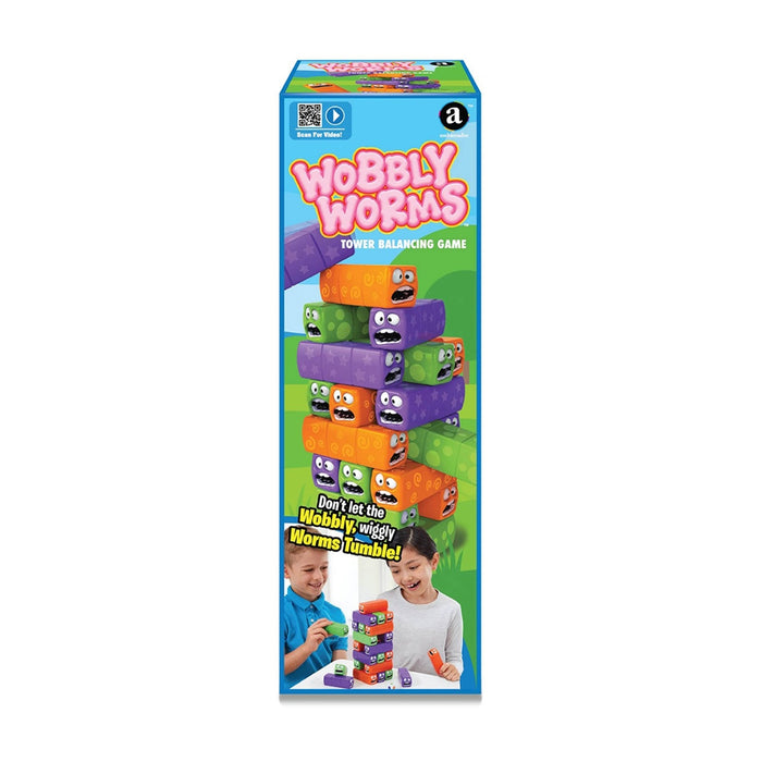 Wobbly Worms Tower Balancing Game