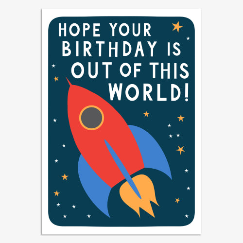 Birthday Card Out Of This World