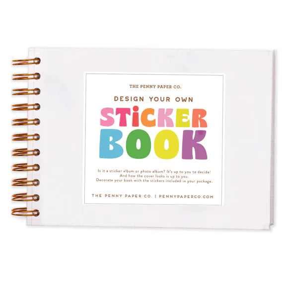 Hardcover Sticker Book - Decorate Your Own Book
