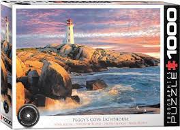 Eurographics 1000 Piece - Peggy’s Cove Lighthouse, Nova Scotia