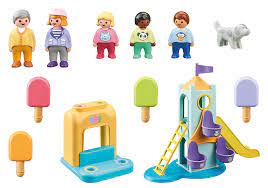 Playmobil - 1 2 3 - Adventure Tower with Ice Cream Booth - 71326