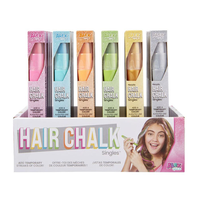 Alex Metallic Hair Chalk Singles - Various Colours