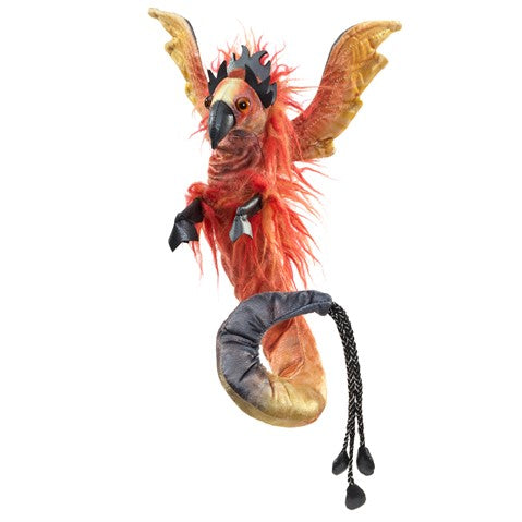 Midnight Phoenix Wristlet Puppet