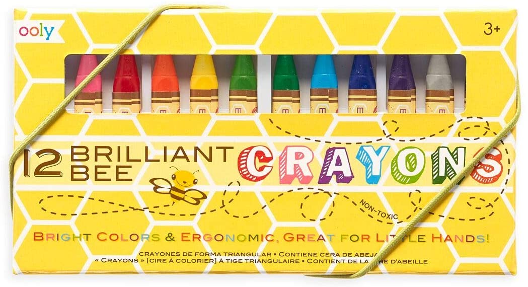 ooly Brilliant Bee Crayons Set of 12