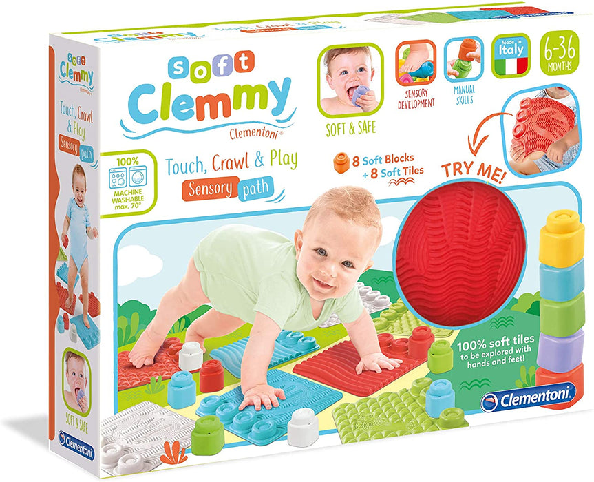 Soft Clemmy Touch, Crawl, and Play Sensory Path