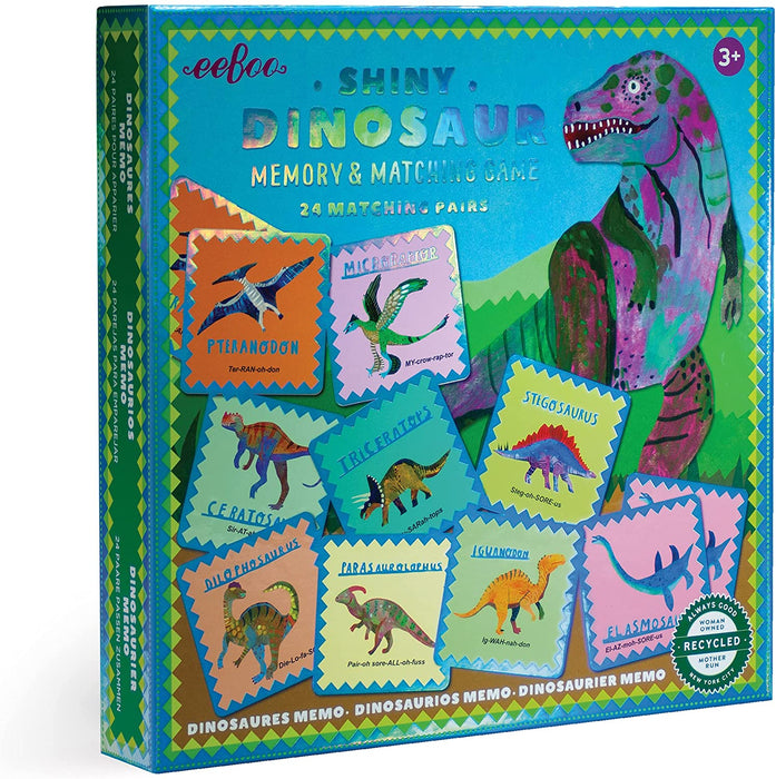 Shiny Dinosaurs Memory and Matching Game