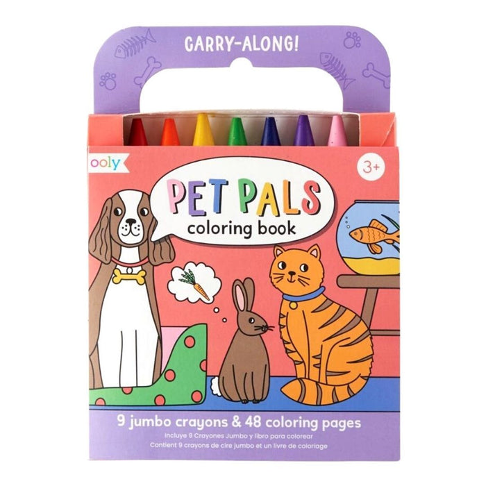ooly Carry Along Crayon & Colouring Book Kit - Various Styles