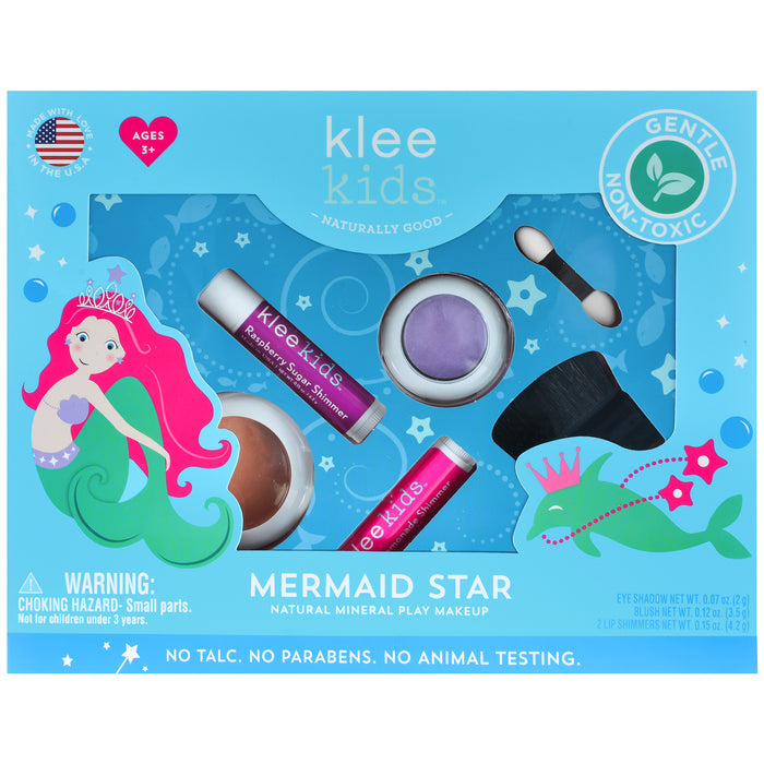 Klee Kids Natural Play Makeup Set - Mermaid Star