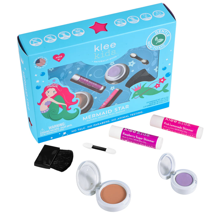 Klee Kids Natural Play Makeup Set - Mermaid Star