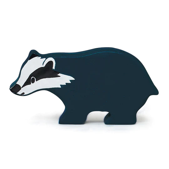 Wooden Woodland Animal - Badger