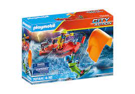 Playmobil - City Action - Kitesurfer Rescue with Speedboat - 70144
