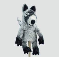 The Winding Road - Felt Finger Puppet - Raccoon
