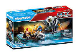 Playmobil - City Action - Police Jet Pack with Boat - 70782
