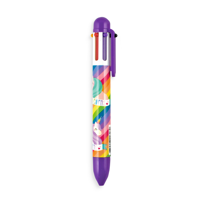 ooly 6 Click Multi Colour Pens - Unique Unicorns