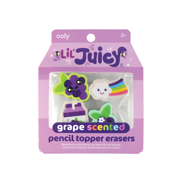 ooly Lil' Juicy Scented Pencil Topper Erasers - Various Styles