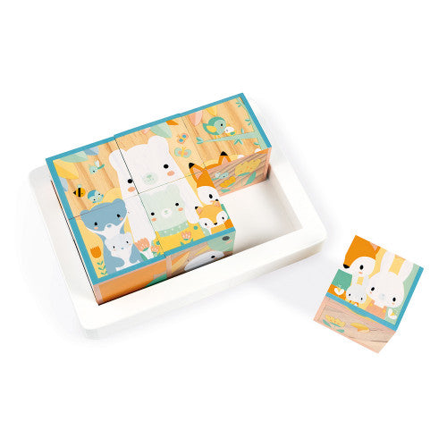 Janod Pure 6-Block Tray Puzzle