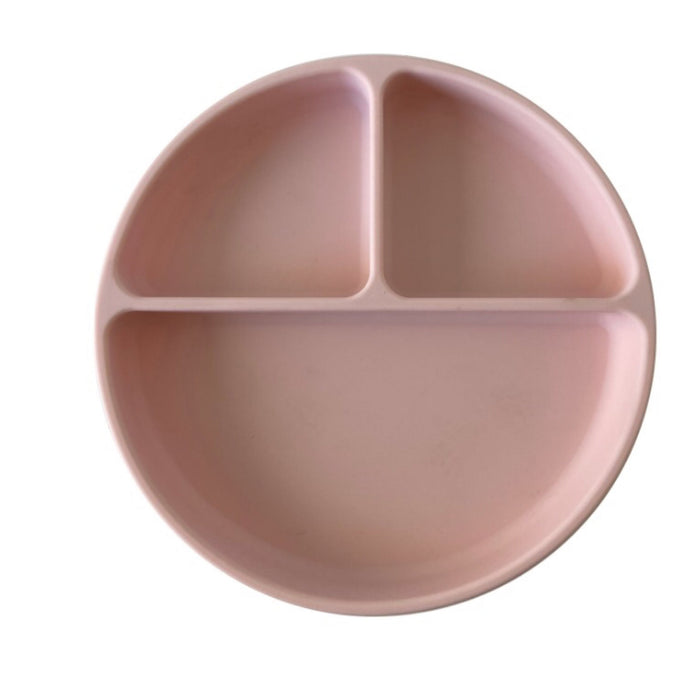 Silicone Suction Plate - Soft Pink