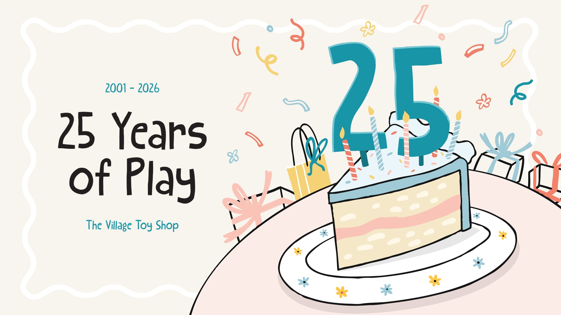Come Celebrate 25 Years of Play With Us!