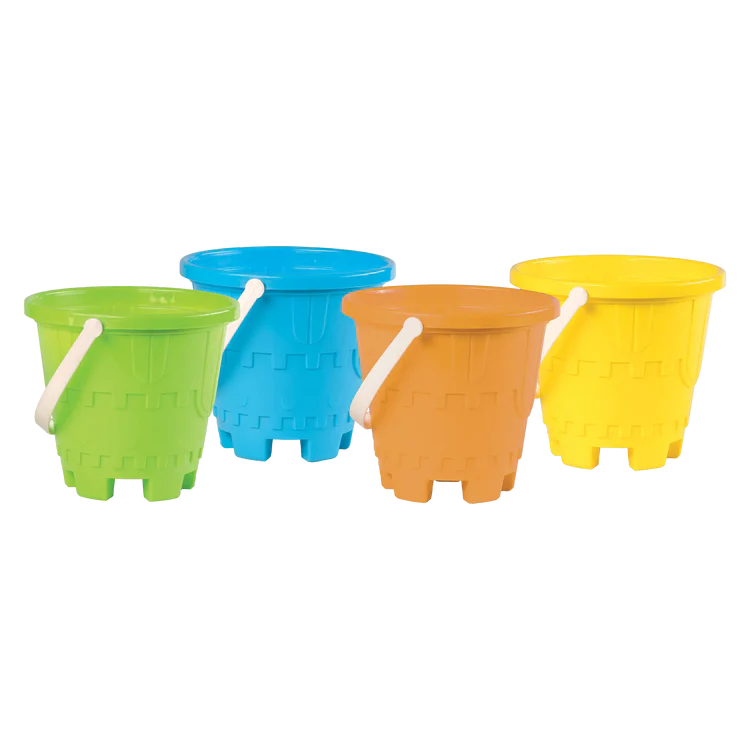 Castle Bucket 17cm  - Various Colours