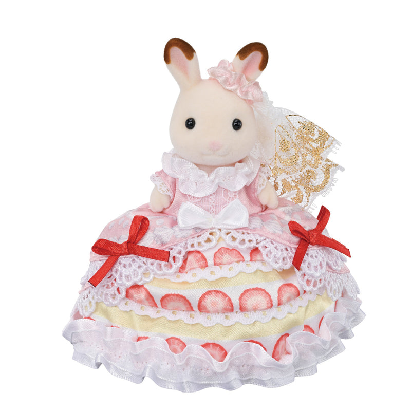 Calico Critters - Happy Birthday Freya - Strawberry Cake Dress