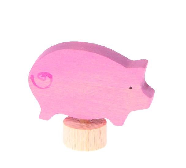Deco Pink Pig by Grimm's