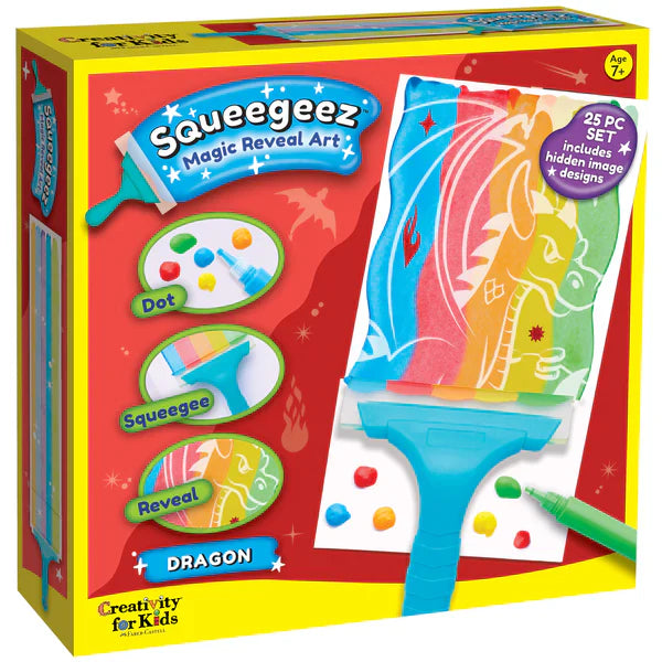 Creativity for Kids Squeegeez Magic Reveal Art - Dragon