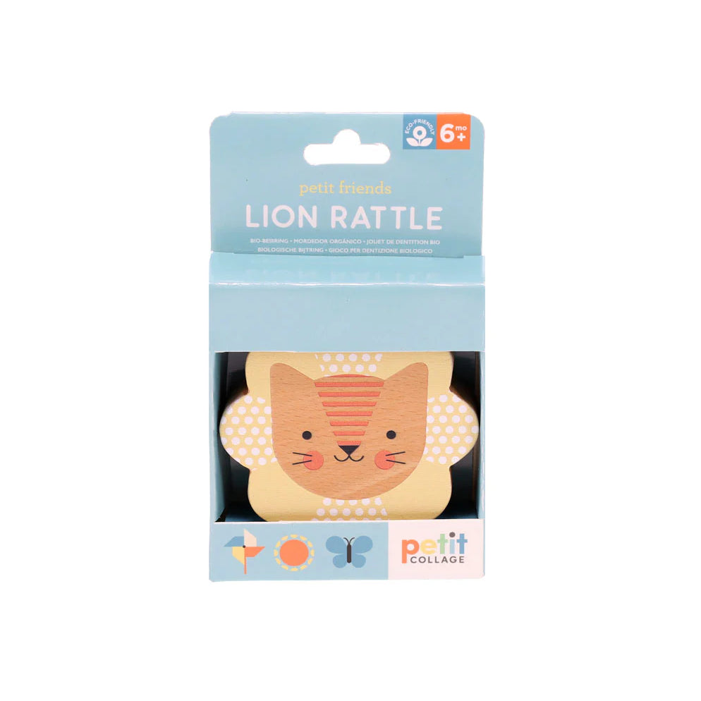 Petit Friends Lion Rattle