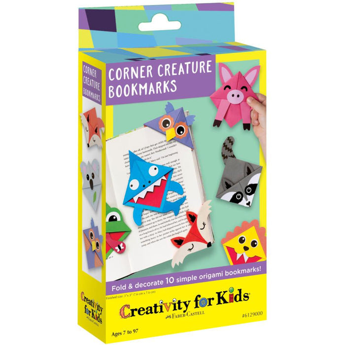 Creativity for Kids Corner Creature Bookmarks