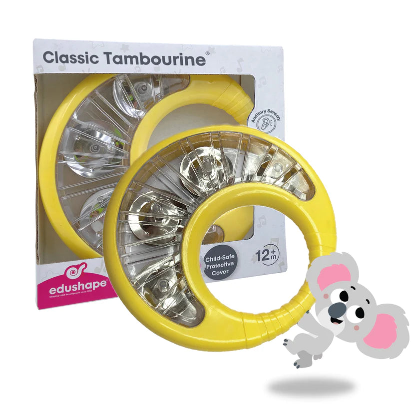 Halilit Classic Tambourine - Yellow