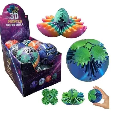 Mesmerizing 3D Printed 8cm Gear Ball