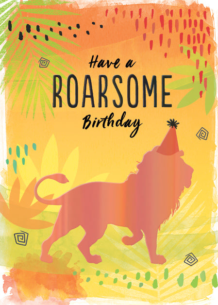 Birthday Card Roarsome Birthday