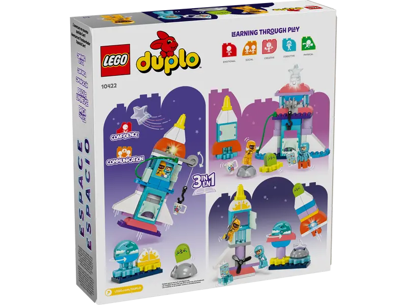 Lego Duplo 3-in-1 Space Shuttle Adventure 10422