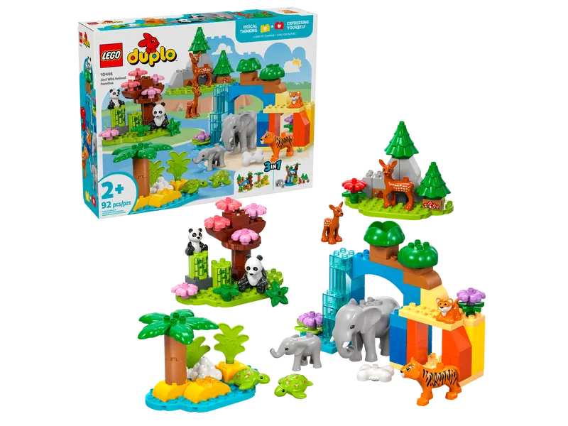 Lego Duplo 3in1 Wild Animals Families 10446