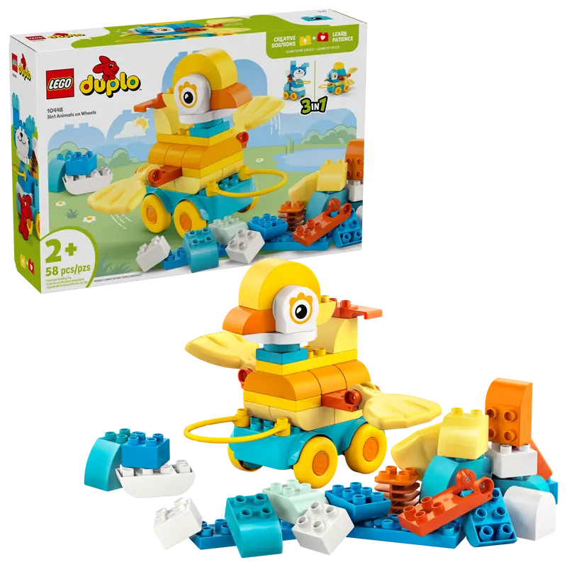 Lego Duplo 3 in 1 Animals on Wheels 10448