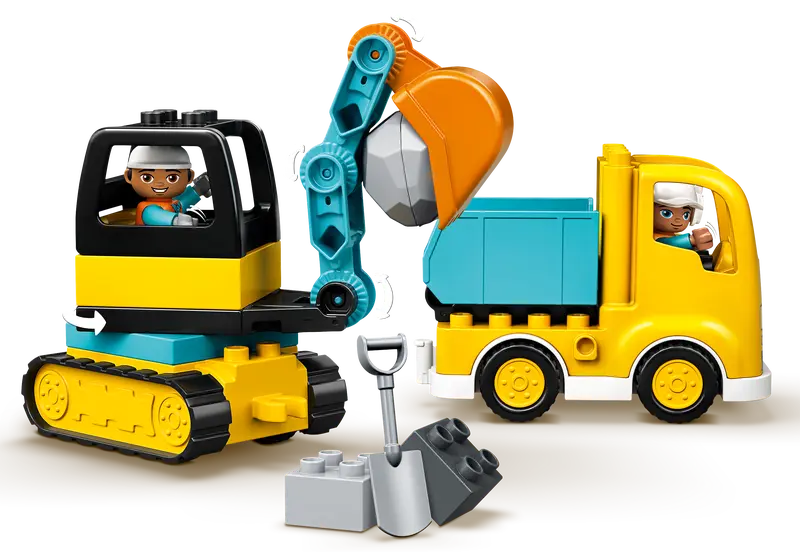 Lego DUPLO Truck & Tracked Excavator 10931