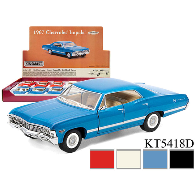 Diecast 1967 Chevrolet Impala - Various Colours