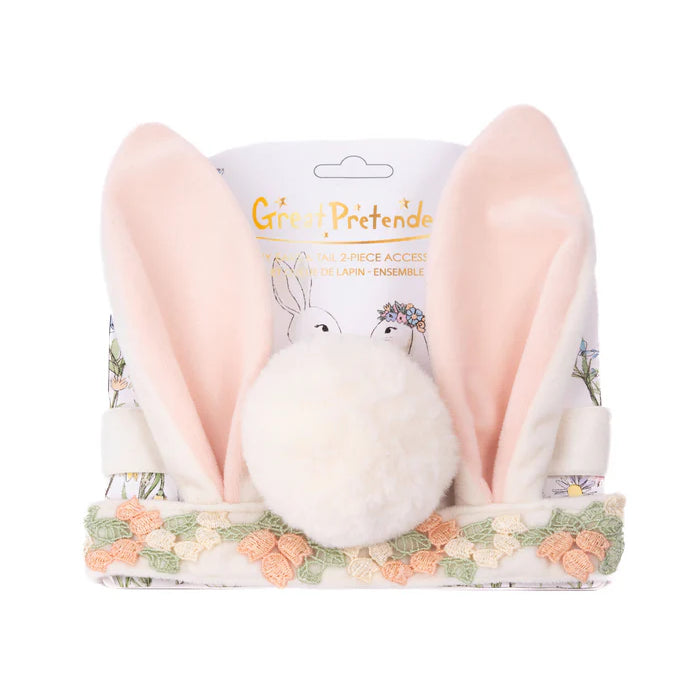 Great Pretenders Hippity Hop Bunny Ears and Tail Set