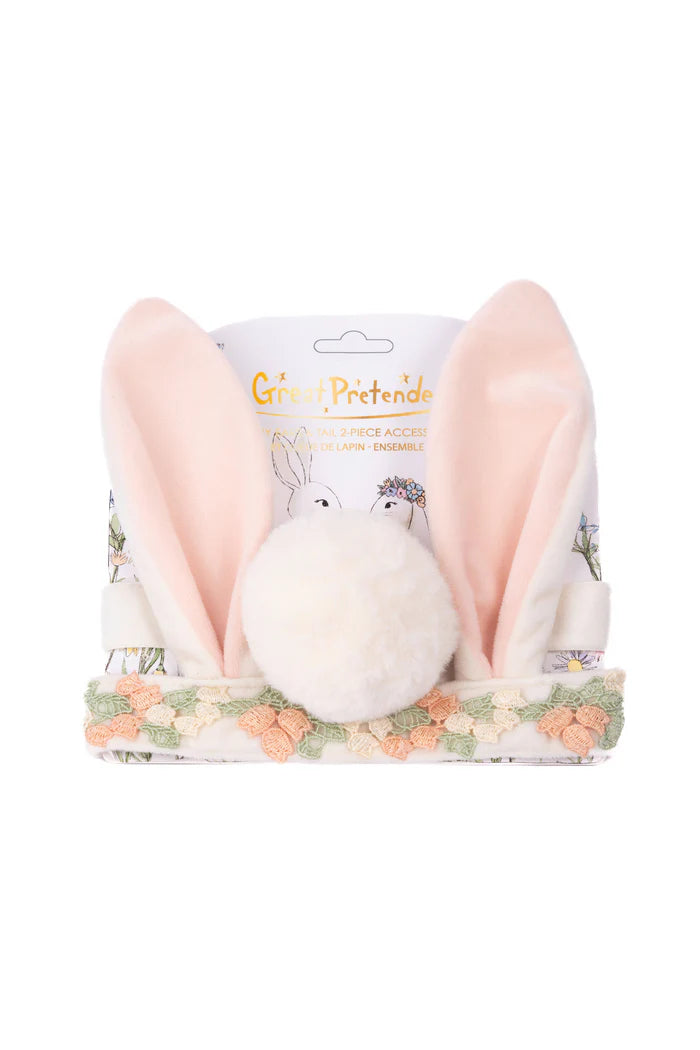 Great Pretenders Hippity Hop Bunny Ears and Tail Set