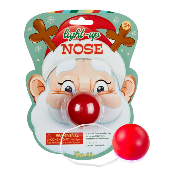 Light Up Santa Nose