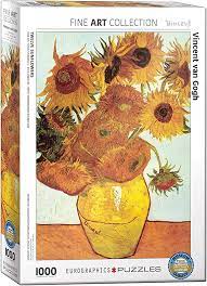 Eurographics 1000 Piece Puzzle - Vincent Van Gogh Twelve Sunflowers