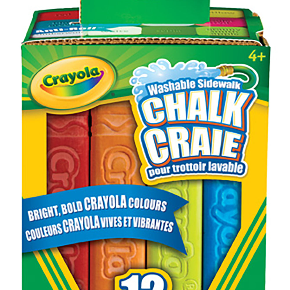 Crayola Washable Sidewalk Chalk 12pc