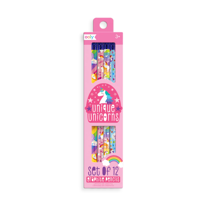 ooly Unique Unicorns Graphite Pencils - Set of 12