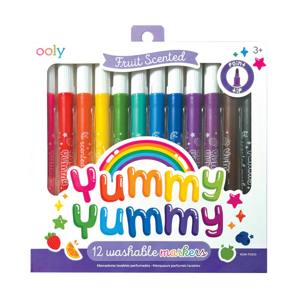 ooly Yummy Yummy Fruit Scented Markers Set of 12