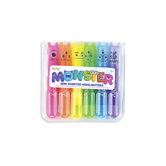 ooly Mini Monster Scented Highlighters