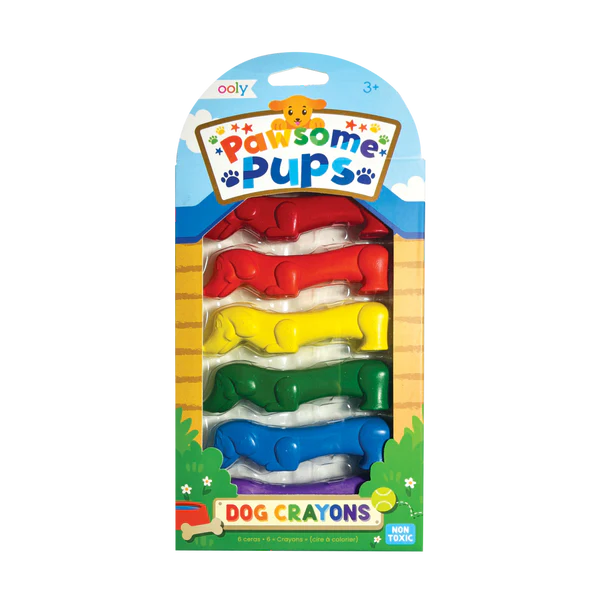 Pawsome Pups Dog Crayons