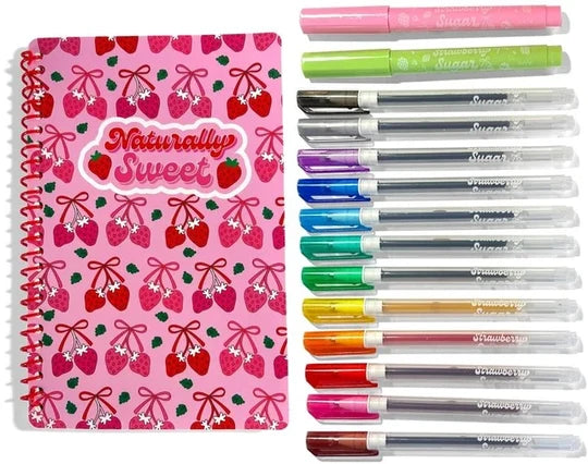 ooly Strawberry Sugar: Scented Gel Pen and Highlighter