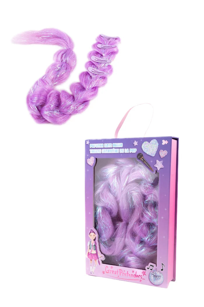 Great Pretenders Rock Star Hair Braid Purple