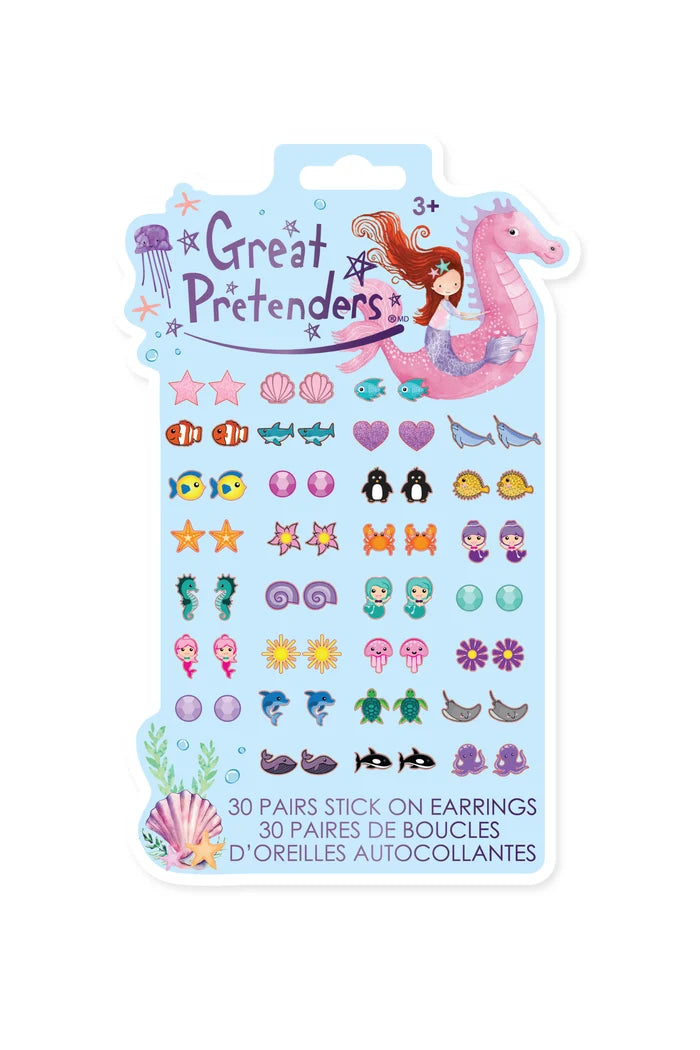 Great Pretenders Stick On Earrings - Various Styles