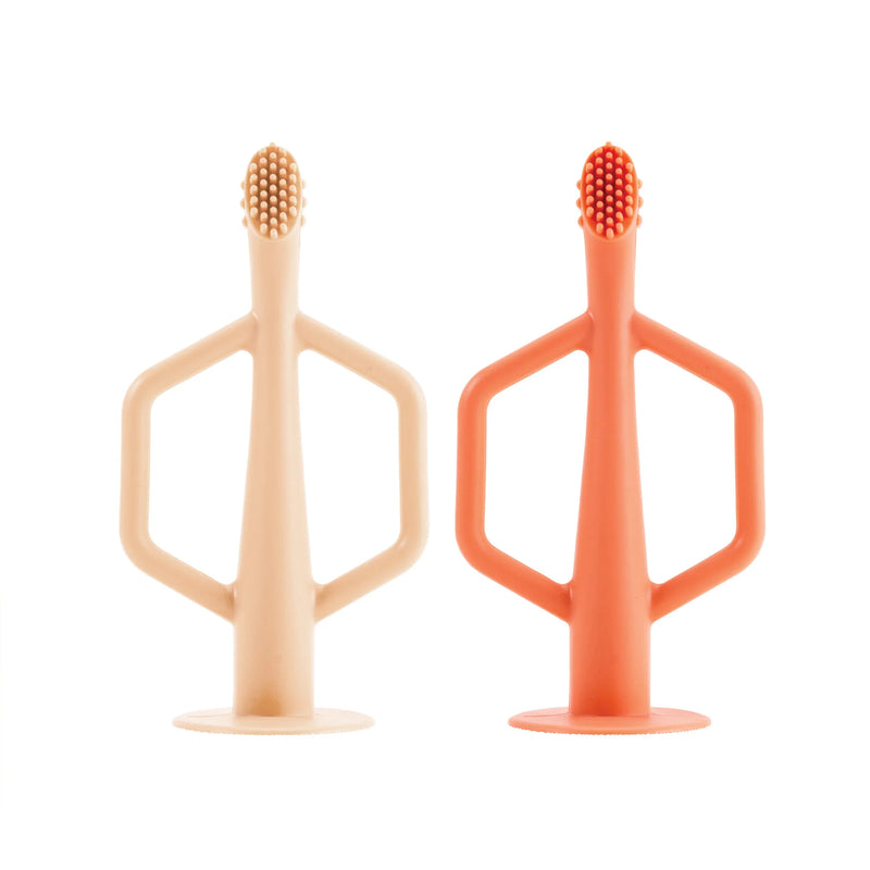 Silicone Training Brush - Coral + Sand