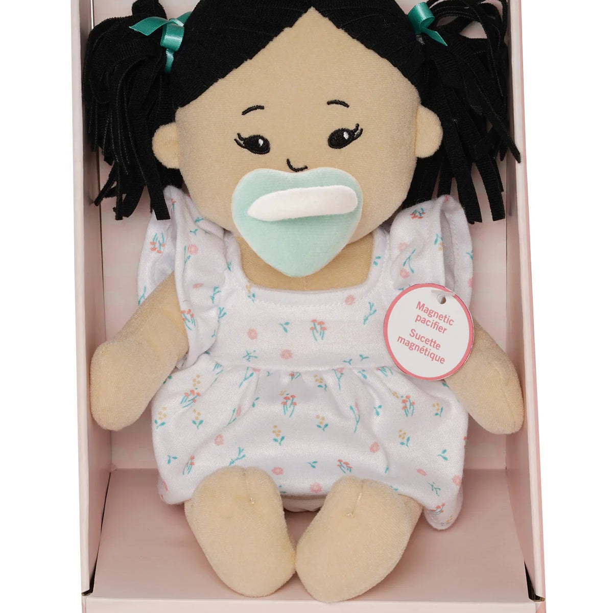 Love, Stella Doll Light Beige with Black Pigtails